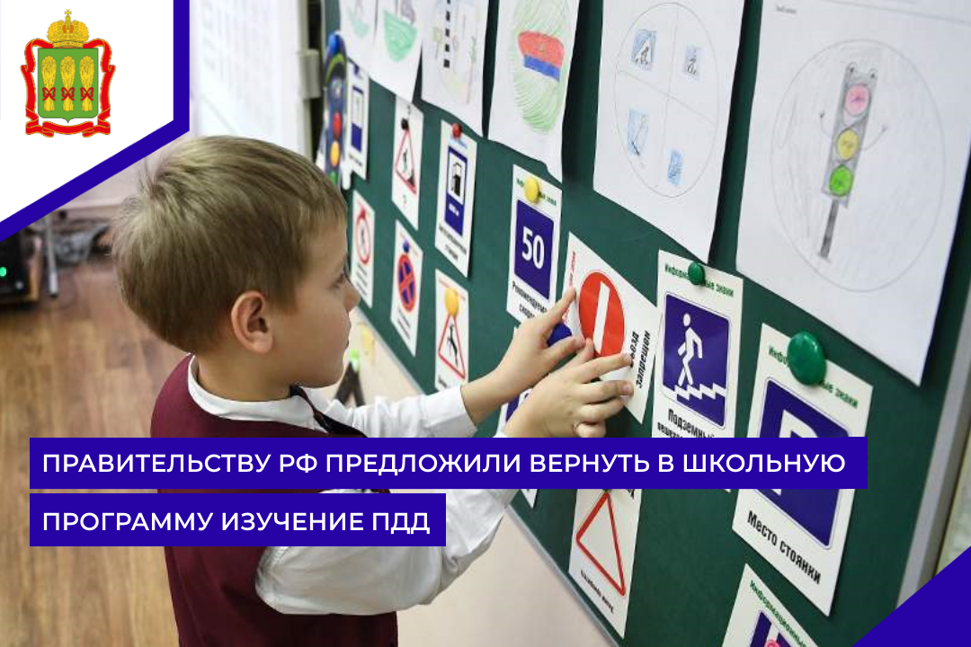 Правительству РФ предложили вернуть в школьную программу изучение ПДД Правительству РФ предложили вернуть в школьную программу изучение ПДД