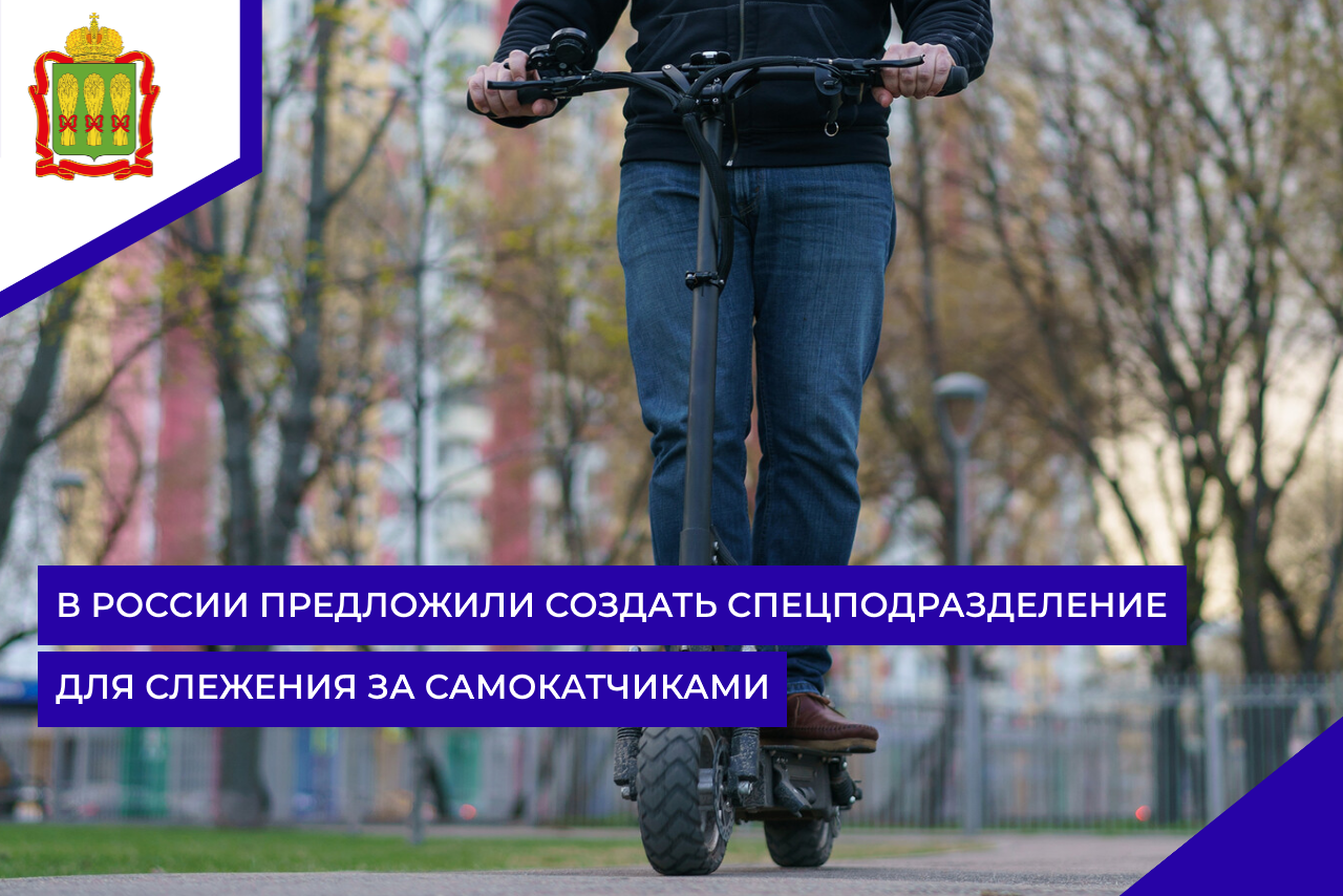 В России предложили создать спецподразделение для слежения за самокатчиками