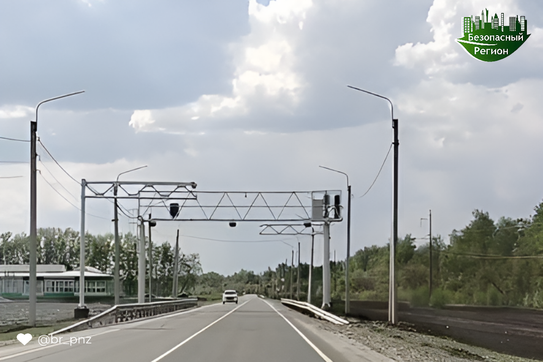 На км 55+300 м.  автомобильной дороги «г. Нижний Ломов — пгт Пачелма — с. Башмаково» заработал новый пункт весогабаритного контроля транспортных средств