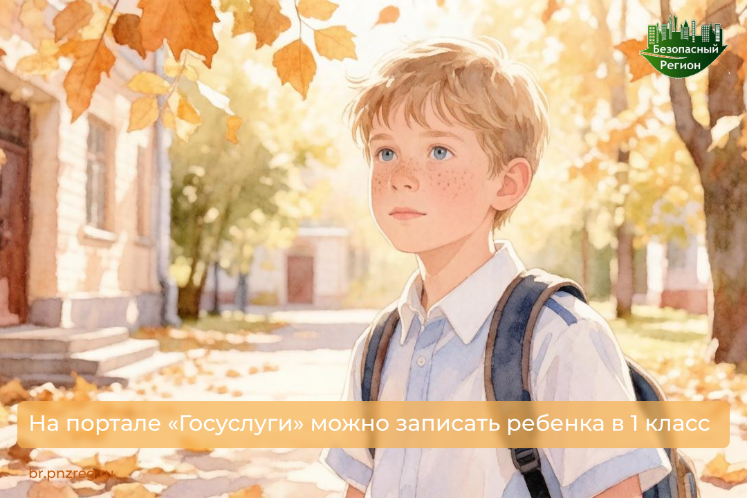 На портале «Госуслуги» можно записать ребенка в 1 класс