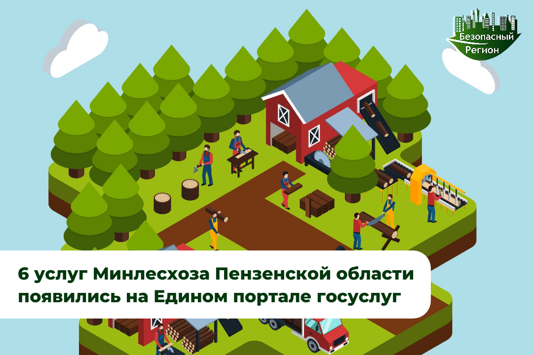 На Единый портал переведены 6 услуг, которые находятся в ведении Министерства лесного, охотничьего хозяйства и природопользования региона