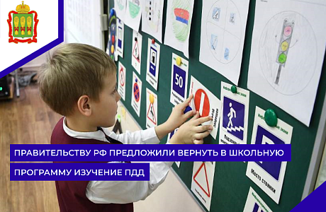 Правительству РФ предложили вернуть в школьную программу изучение ПДД Правительству РФ предложили вернуть в школьную программу изучение ПДД