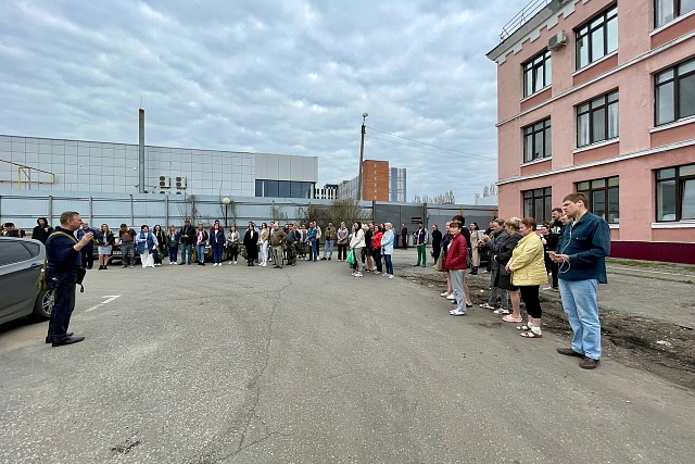 Учебная тревога: сотрудники ГБУ «Безопасный регион» прошли плановую тренировку по эвакуации
