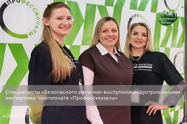 Специалисты «Безопасного региона» выступили индустриальными экспертами Чемпионата «Профессионалы»