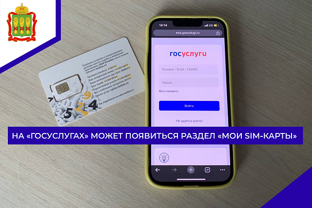 На «Госуслугах» может появиться раздел «Мои SIM-карты»