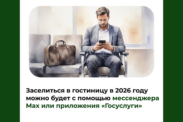 Заселиться в гостиницу в 2026 году можно будет с помощью мессенджера Max или приложения «Госуслуги»