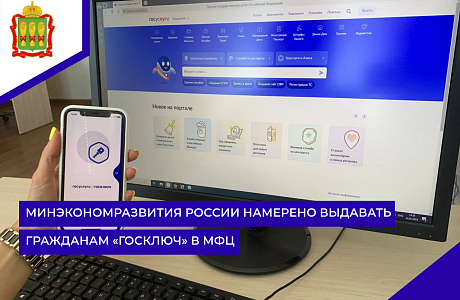 Минэкономразвития России намерено выдавать гражданам «Госключ» в МФЦ