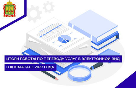Итоги работы по переводу услуг в электронной вид в III квартале 2023 года